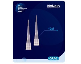 Ponteira Pcr Sem Filtro Curta Tipo Gilson 0,1-10 Ul - Livre De Dnase, Rnase, Metais Pesados E Inibidores De Pcr - 1.000 Unid - Cral